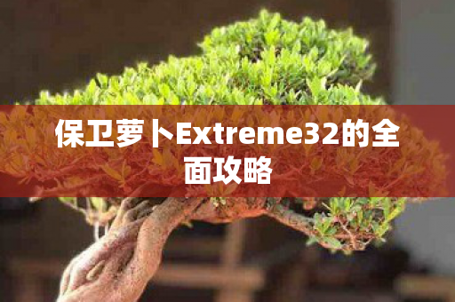 保卫萝卜Extreme32的全面攻略图片