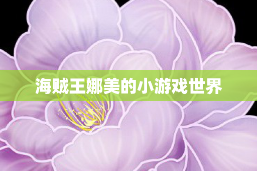 海贼王娜美的小游戏世界图片