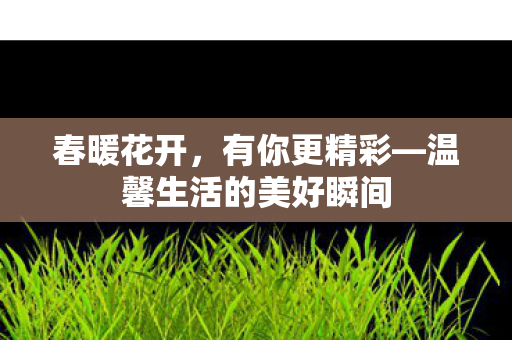 温馨生活的美好瞬间图片
