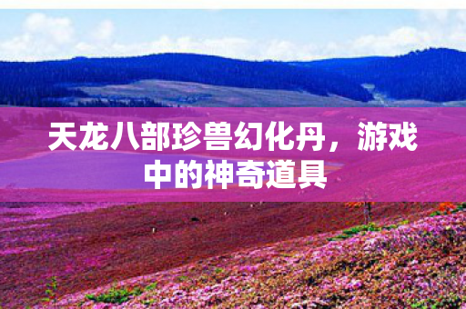 天龙八部珍兽幻化丹图片