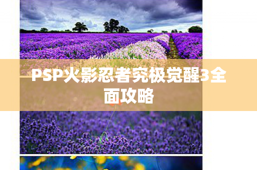 PSP火影忍者究极觉醒3全面攻略图片