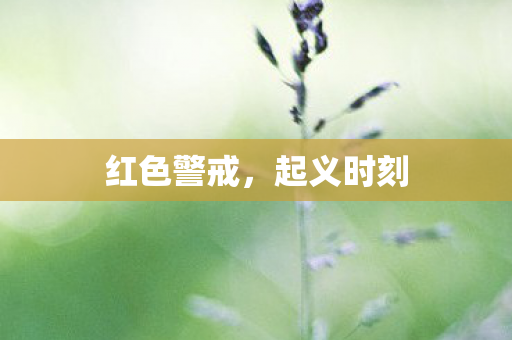 红色警戒图片