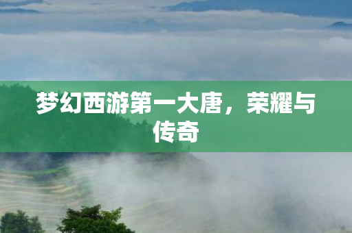 梦幻西游第一大唐图片