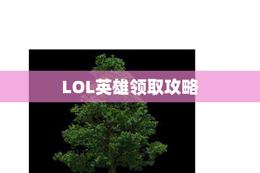 LOL英雄领取攻略图片
