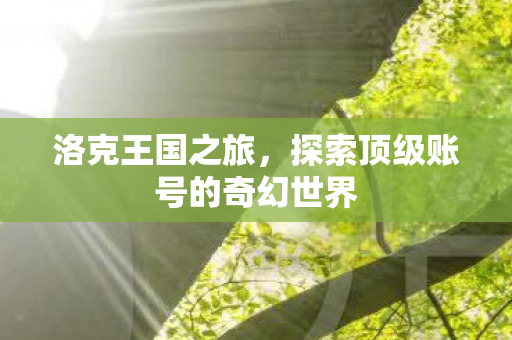 探索顶级账号的奇幻世界图片