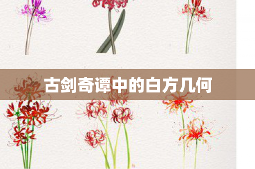 古剑奇谭中的白方几何图片