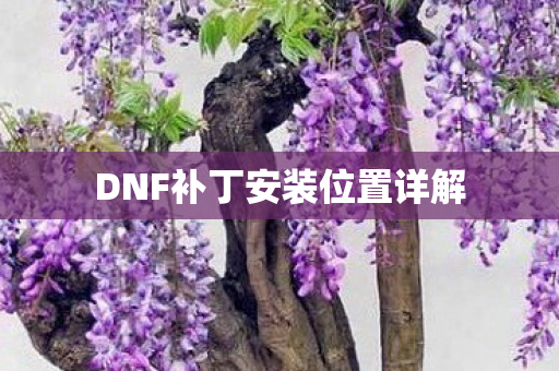 DNF补丁安装位置详解图片