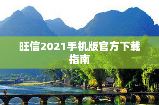 旺信2021手机版官方下载指南图片