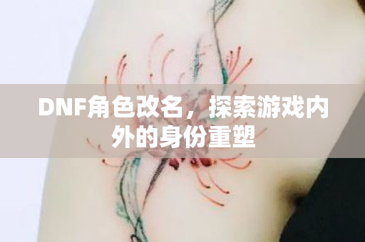 探索游戏内外的身份重塑图片