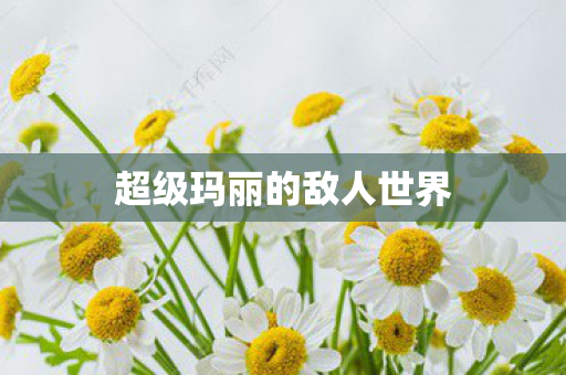 超级玛丽的敌人世界图片