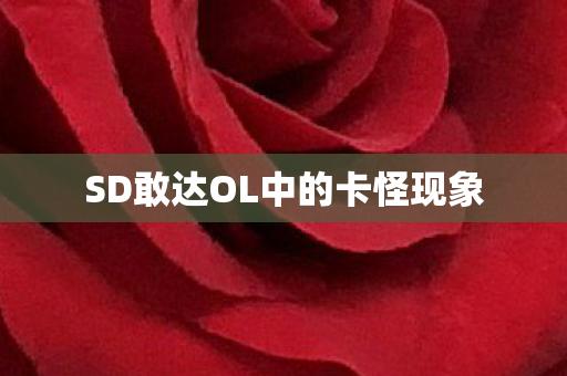 SD敢达OL中的卡怪现象图片