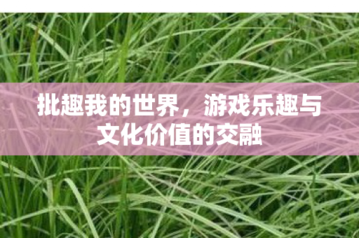 游戏乐趣与文化价值的交融图片