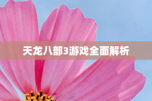 天龙八部3游戏全面解析图片