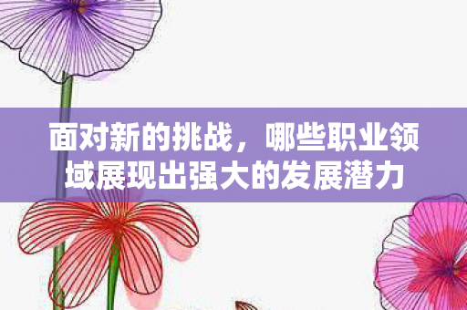 哪些职业领域展现出强大的发展潜力图片
