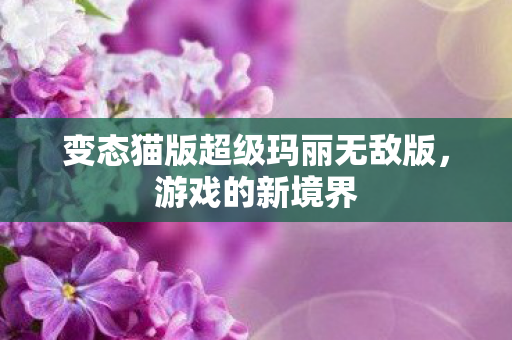 变态猫版超级玛丽无敌版图片