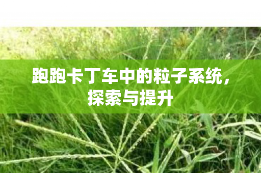 跑跑卡丁车中的粒子系统图片