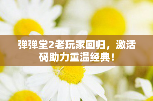 弹弹堂2老玩家回归图片