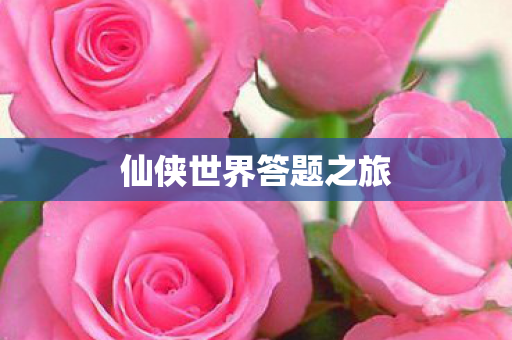 仙侠世界答题之旅图片