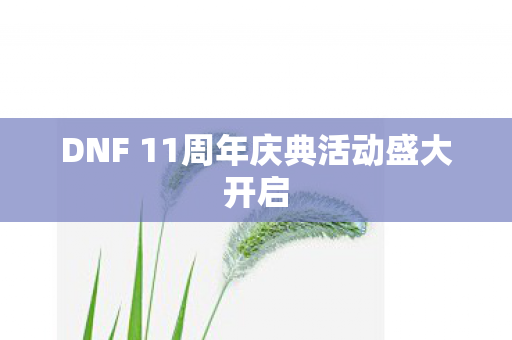 DNF 11周年庆典活动盛大开启图片