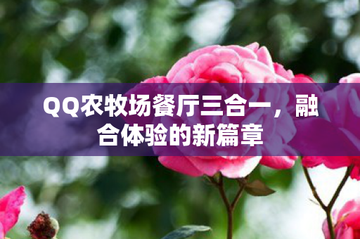 QQ农牧场餐厅三合一图片