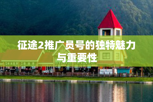 征途2推广员号的独特魅力与重要性图片