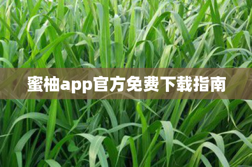 蜜柚app官方免费下载指南图片