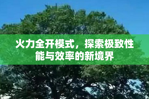 探索极致性能与效率的新境界图片