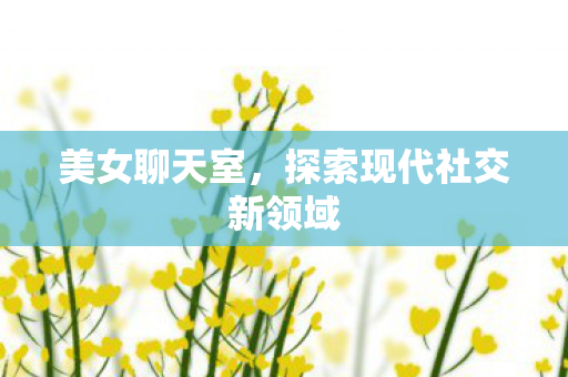 探索现代社交新领域图片