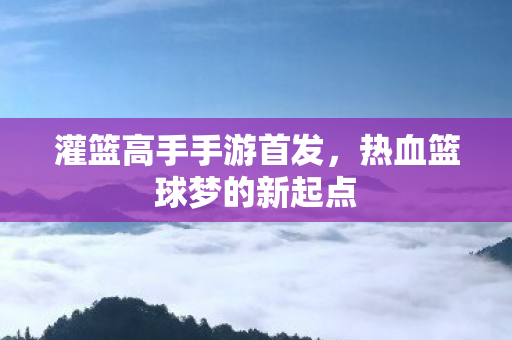 热血篮球梦的新起点图片