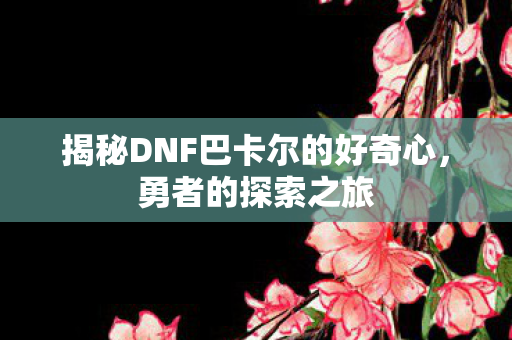 揭秘DNF巴卡尔的好奇心图片