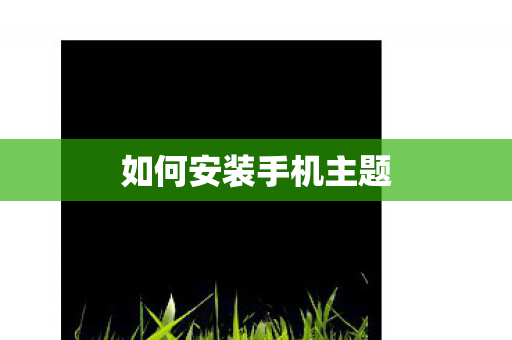 如何安装手机主题图片