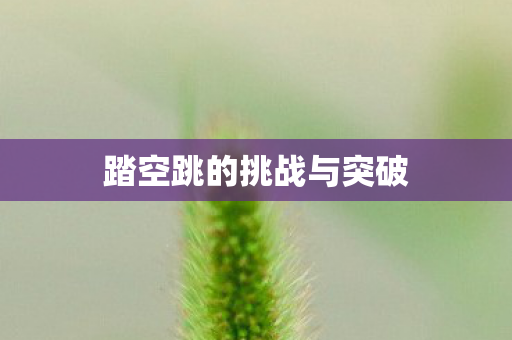 踏空跳的挑战与突破图片