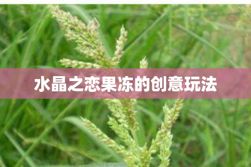 水晶之恋果冻的创意玩法图片