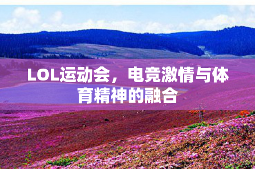 电竞激情与体育精神的融合图片