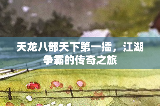 天龙八部天下第一擂图片