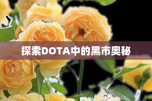 探索DOTA中的黑市奥秘图片
