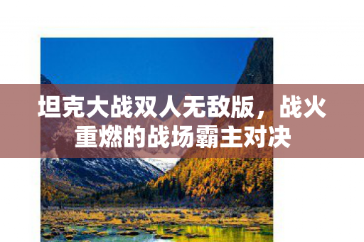 战火重燃的战场霸主对决图片