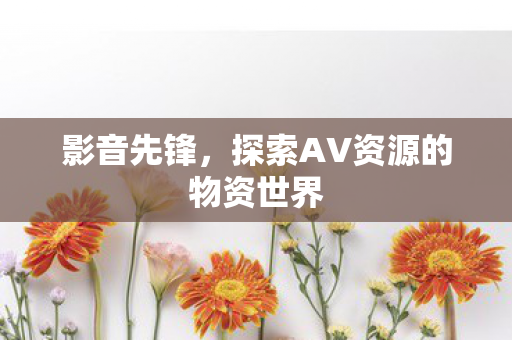 探索AV资源的物资世界图片