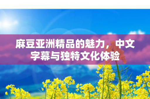 中文字幕与独特文化体验图片