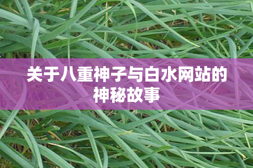 关于八重神子与白水网站的神秘故事图片