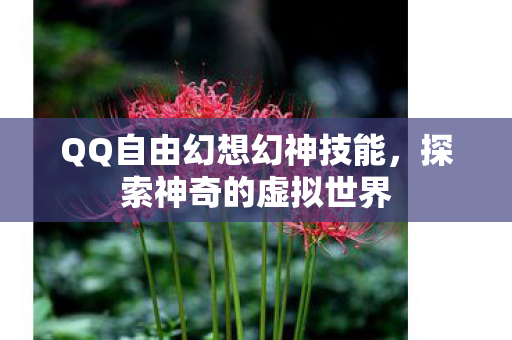 QQ自由幻想幻神技能图片