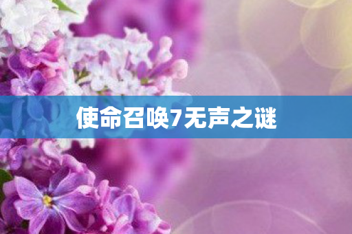 使命召唤7无声之谜图片