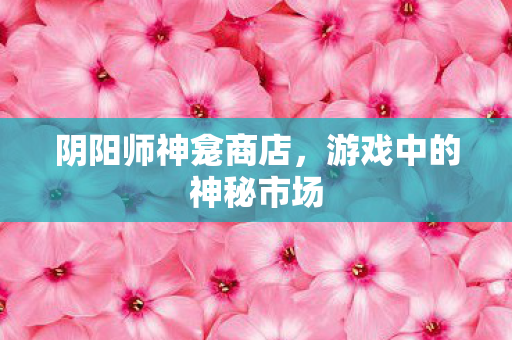 游戏中的神秘市场图片