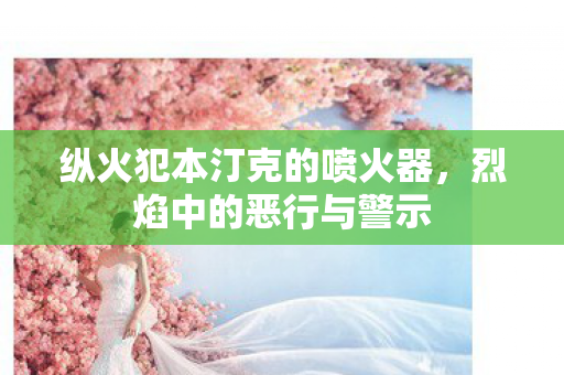 纵火犯本汀克的喷火器图片