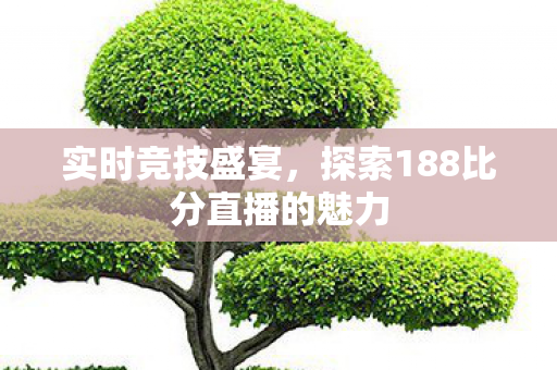 探索188比分直播的魅力图片