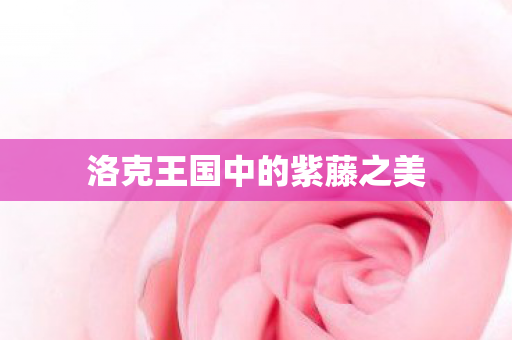 洛克王国中的紫藤之美图片