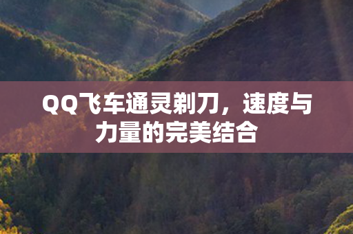 速度与力量的完美结合图片