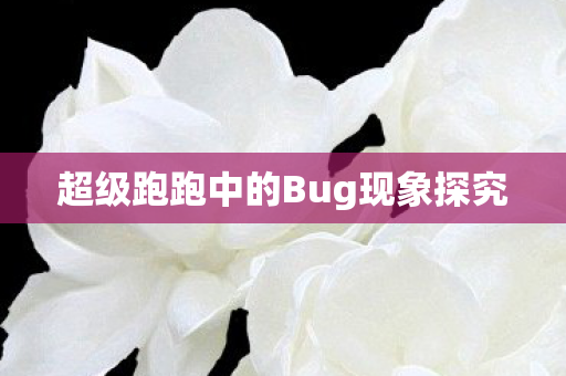 超级跑跑中的Bug现象探究图片
