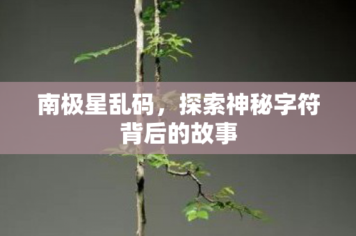 探索神秘字符背后的故事图片
