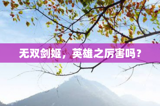 英雄之厉害吗图片